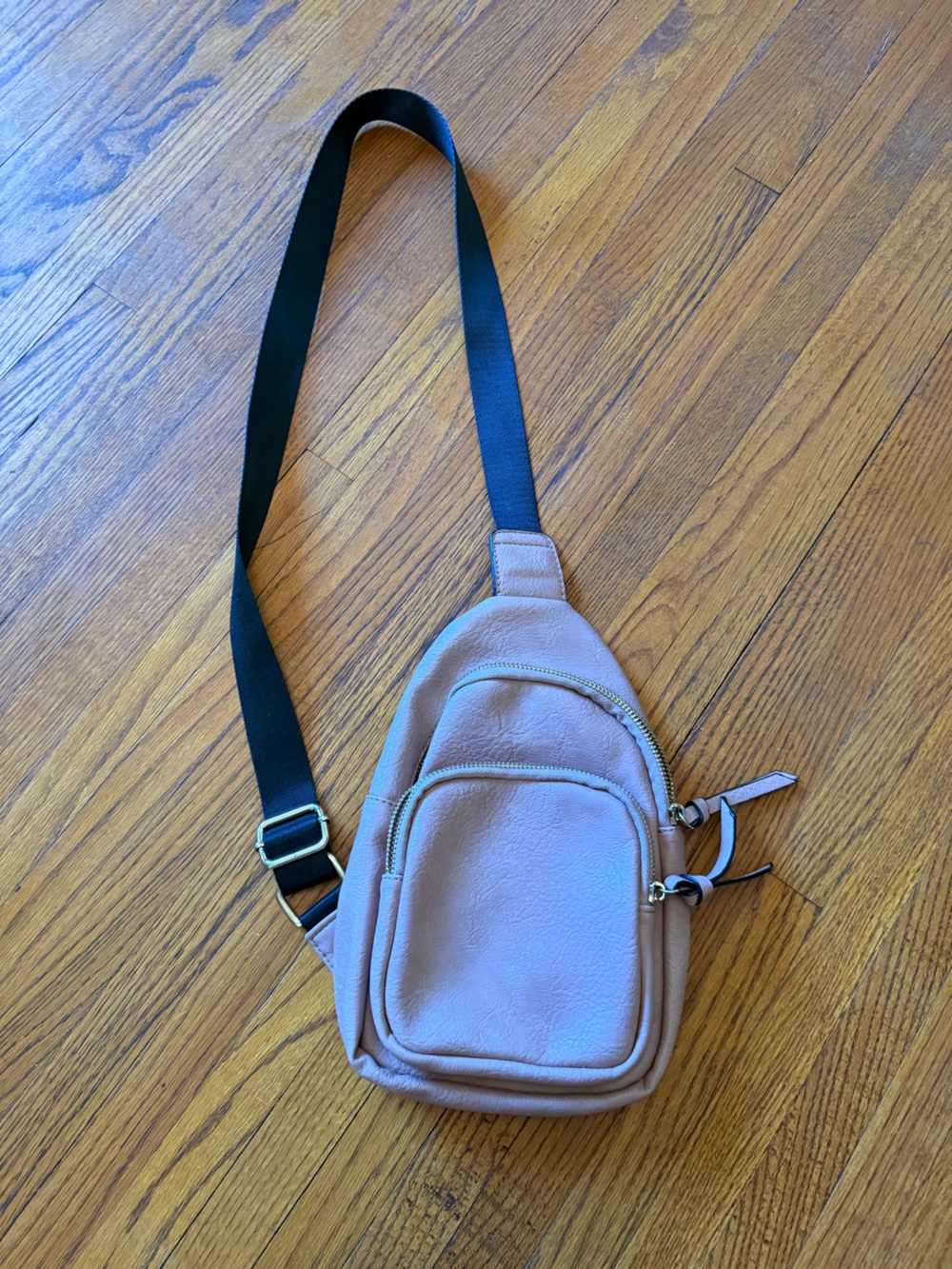 Women’s Crossbody Sling Bag in Light Pink- Casual Everyday